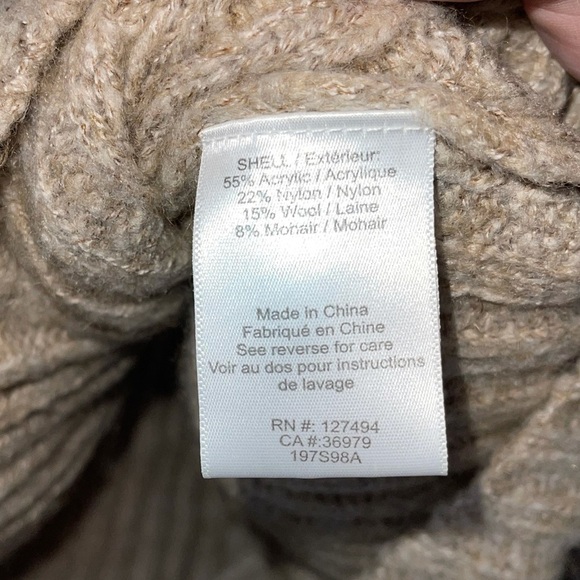 HEARTLOOM x REVOLVE Candace Wrap Chunky Cardigan Sweater, Oat, Size XS - Picture 8 of 11